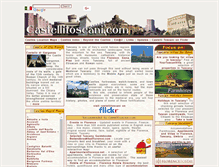 Tablet Screenshot of castellitoscani.com